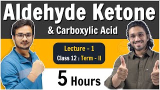 1Aldehydes Ketones and Carboxylic Acid  Class 12 Board  Lecture 1 [upl. by Nylidam929]