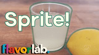 How to make Sprite  lemon lime soda from scratch [upl. by Anoek354]