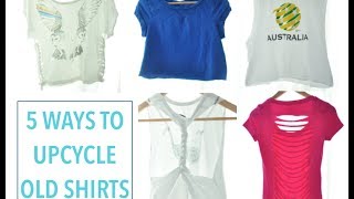 5 Ways to Upcycle Old Shirts [upl. by Atirehc]