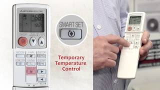 How To Use A Mitsubishi Air Conditioner Remote Control Guide [upl. by Haswell]