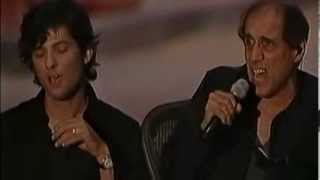 Adriano Celentano amp Fiorello  Lemozione non ha voce LIVE 2001 [upl. by Steinke]