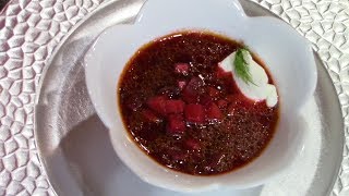 BORSCHT Russian Beet Soup [upl. by Lytsirhc]