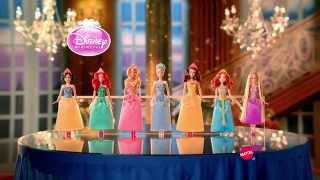 Disney Princess Sparkling Princess Doll Assortment  Mattel [upl. by Anaet]