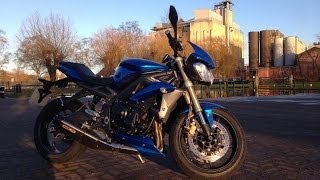 Ride review Triumph Street Triple 675 [upl. by Anilegnave]