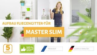 Montage Video Fliegengittertür MASTER SLIM [upl. by Kcirdde]