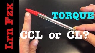 Clockwise vs Counterclockwise Torque Direction [upl. by Rois393]