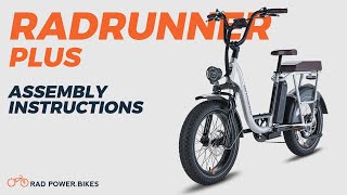 RadRunner Plus Assembly Instructions  Rad Power Bikes [upl. by Uball]