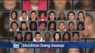 Nearly TwoDozen Caught In Stockton Gang Sweep Including Corrections Officer [upl. by Ettecul]