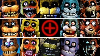 FNAF Plus Jumpscares Compilation fanmade [upl. by Ibur]