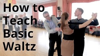 Workshop  How to do Basic Waltz for Beginners Ballroom Dance [upl. by Hajile]