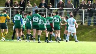 Bagarre rugby Pau Bayonne [upl. by Rawna]