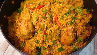 ONE POT CHICKEN amp RICE FOR BEGINNERS WITH TIPS amp TRICKS  CHICKEN PULAO [upl. by Yhtuv542]