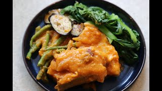 Pork Kare Kare using Mama Sita Mix II Easy KareKare Recipe [upl. by Sirtemed]