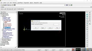 Ansys Mechanical APDL tutorial for beginners [upl. by Yhprum293]