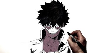 How to Draw Dabi I Step by Step  My Hero Academia [upl. by Ailhad547]