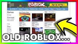 How To See the OLD ROBLOX Website 2004today [upl. by Iveksarap]