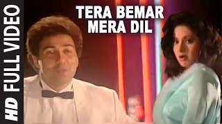 Tera Bemar Mera Dil Video Song  Chaalbaaz  Moh Aziz Kavita Krishnamurthy  Sunny Deol Sridevi [upl. by Chenee]