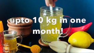 Weight Loss Drink  Helps To Reduce 10 Kg In One Month  Recipes are Simple [upl. by Nohsid159]