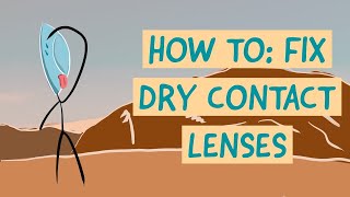 Dry contact lenses how should I fix them  Optometrist Explains [upl. by Flodnar]