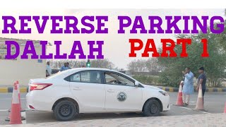 Reverse parking test in dallah saudi arabia lisence test ksa [upl. by Eartnoed]