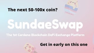 SUNDAESWAP TECHNICAL ANALYSIS  HOW TO BUY SUNDAESWAP  SUNDAESWAP NEWS Cardano Dex Projects [upl. by Hooper]