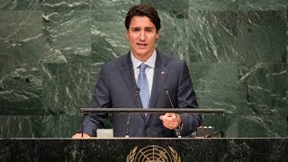 Justin Trudeau at the United Nations  Full UN speech from Canadas prime minister [upl. by Valenba]