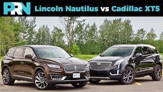 2019 Lincoln Nautilus vs 2019 Cadillac XT5  MidSize Luxury Crossover Showdown [upl. by Ethbinium274]