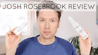 JOSH ROSEBROOK SKINCARE REVIEW  James Just Now [upl. by Karlens]