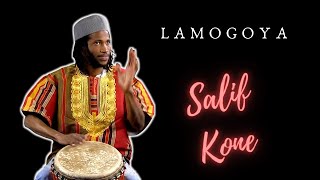 Burkina Faso music  Lamogoya Djembe Balafon African Xylophone amp Bass Drums with Salif Kone [upl. by Aidil859]