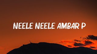 Kishore Kumar  Neele Neele Ambar Par Lyrics [upl. by Maureen]