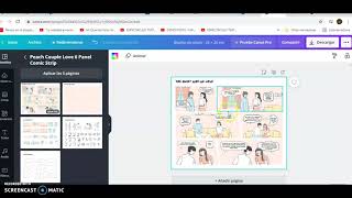 COMO HACER UNA HISTORIETA CON CANVA [upl. by Amapuna]