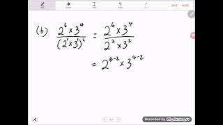 Bab 1 Matematik tingkatan 3 kssm 12D Hukum Indeks Indeks Negatif [upl. by Etka]