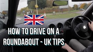 How to drive on roundabouts  UK Driving Tips [upl. by Tennes]