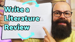 How to write a literature review  my simple 5 step process [upl. by Fredia236]