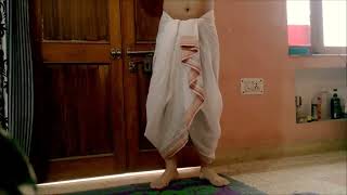 How to Wear a Dhoti in Simple and Basic Steps [upl. by Eanel132]