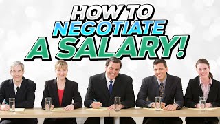 HOW TO NEGOTIATE A SALARY IN A JOB INTERVIEW What Are Your Salary Expectations BEST ANSWER [upl. by Aikemal645]