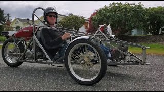 Fuel efficient reverse trike build part11 Road tests [upl. by Vladi]