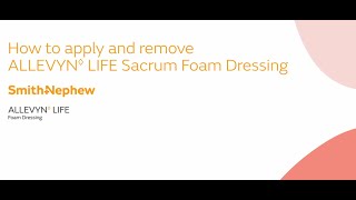 Application of the ALLEVYN LIFE Sacrum Dressing [upl. by Falkner]