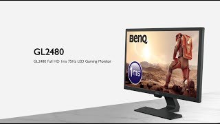 BenQ GL2480 1ms 1080p Gaming Monitor Introduction [upl. by Moule708]