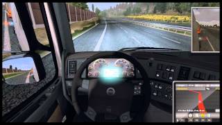 PC Euro Truck Simulator 2 How to get smooth steering settings 1080p [upl. by Moretta]