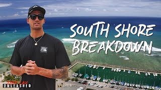 TOWN SURF SPOTS EXPLAINED  South Shore Oahu [upl. by Kurr]