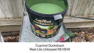 cuprinol ducksback fence preserver unbiased review test Forest Green protection [upl. by Aissat427]