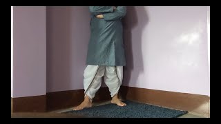 How to Wear a Dhoti The neat and comfortable way [upl. by Limbert]