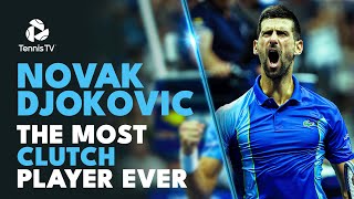 Novak Djokovic The Most CLUTCH Player In Tennis History 💪 [upl. by Bow773]