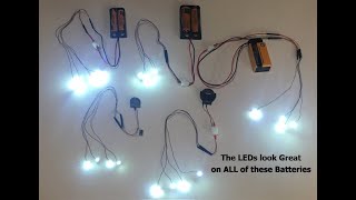 Running Mini LED Lights What is the Best Battery to Use [upl. by Pardoes]