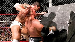 HHH vs Batista Hell In A Cell World Championship HD [upl. by Ecinhoj]