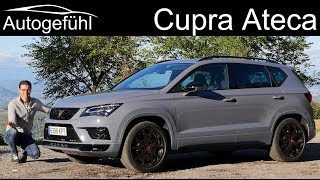 Cupra Ateca FULL REVIEW new 300 hp Seat Sport SUV  Autogefühl [upl. by Eiralam43]