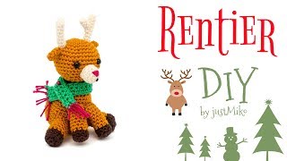 Rentier häkeln 🎄Do it Yourself Amigurumi  Weihnachten  by justMiko [upl. by Lundgren720]