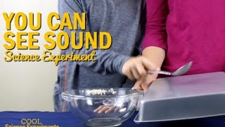 How to See Sound Science Experiment [upl. by Jeritah867]