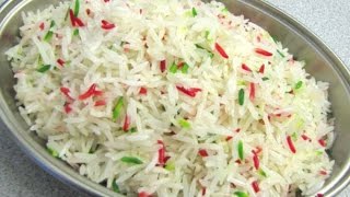 How To Make COLOURED PILAU RICE Indian Restaurant Style  Als Kitchen [upl. by Free164]